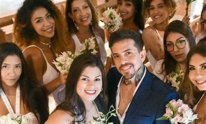 Brazilian Male Model Arthur O Urso Who married 9 Women is Left with Only 4 of Them!