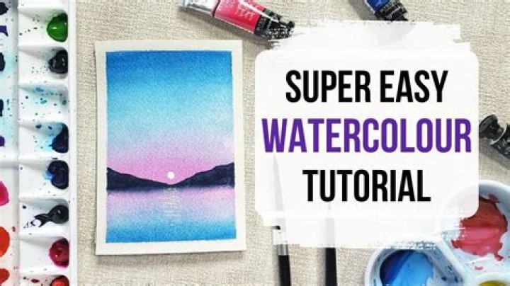 How do you float a watercolor in a frame?