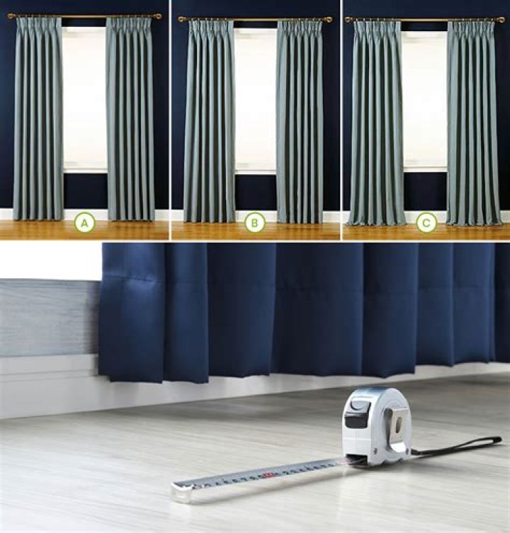 Is it OK for curtains to touch the floor?