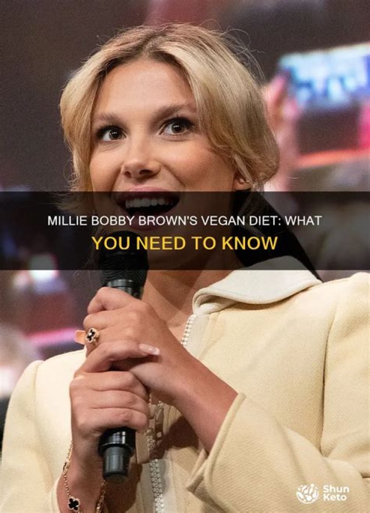 Is Millie Bobby Brown vegan?