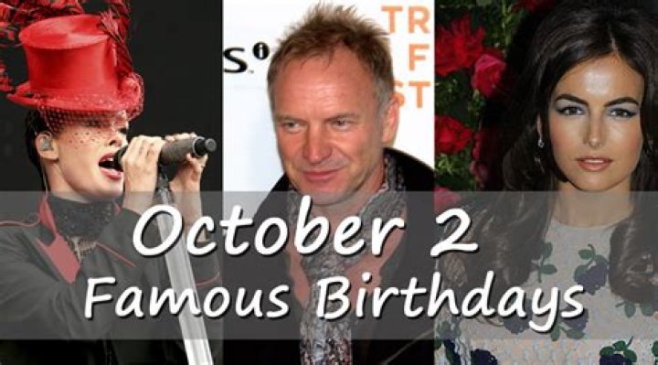 October 2 Birthdays By Profession