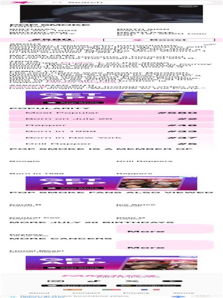 Pop Smoke - Trivia, Family, Bio