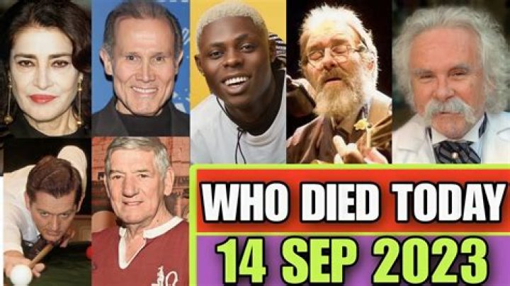 September 14 Deaths | Famous Birthdays