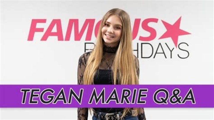 Tegan Marie Q&A | Famous Birthdays