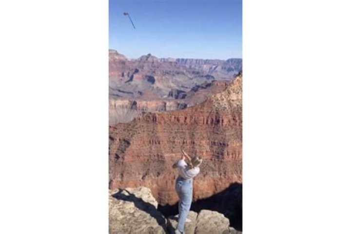 TikTok Star Could Be Charged After Video of Her Hitting Golf Ball Into Grand Canyon Goes Viral