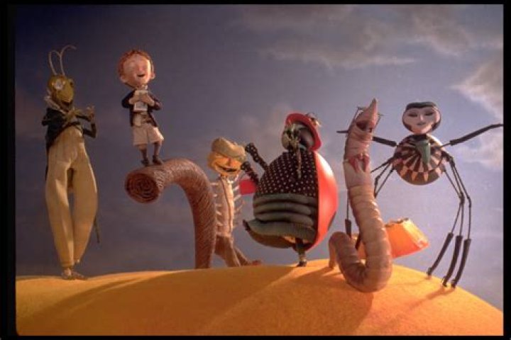 What insects were in James and the Giant Peach?