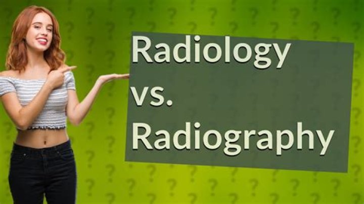 What is the difference between radiology and radiography?