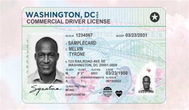 What is the format for Washington state driver’s license?