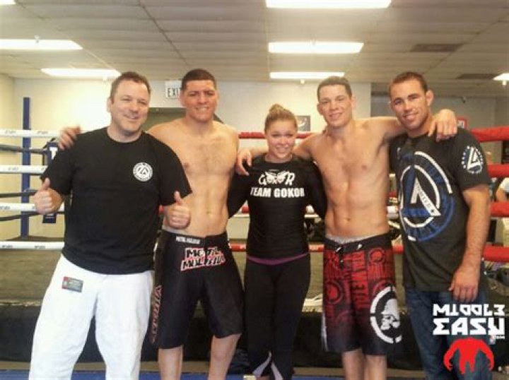 Who gave Nate Diaz his black belt?