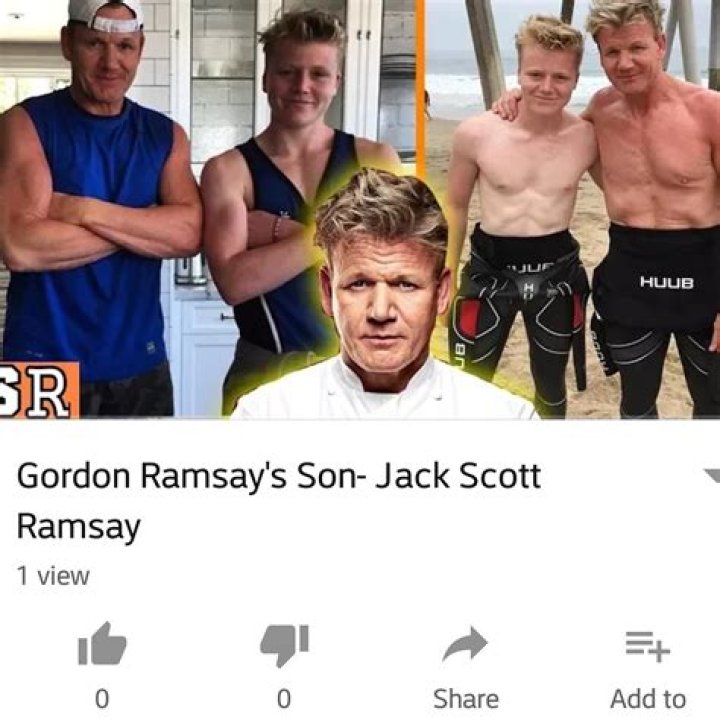 Who Is Gordon Ramsay's son? Meet Jack Scott Ramsay & His Family